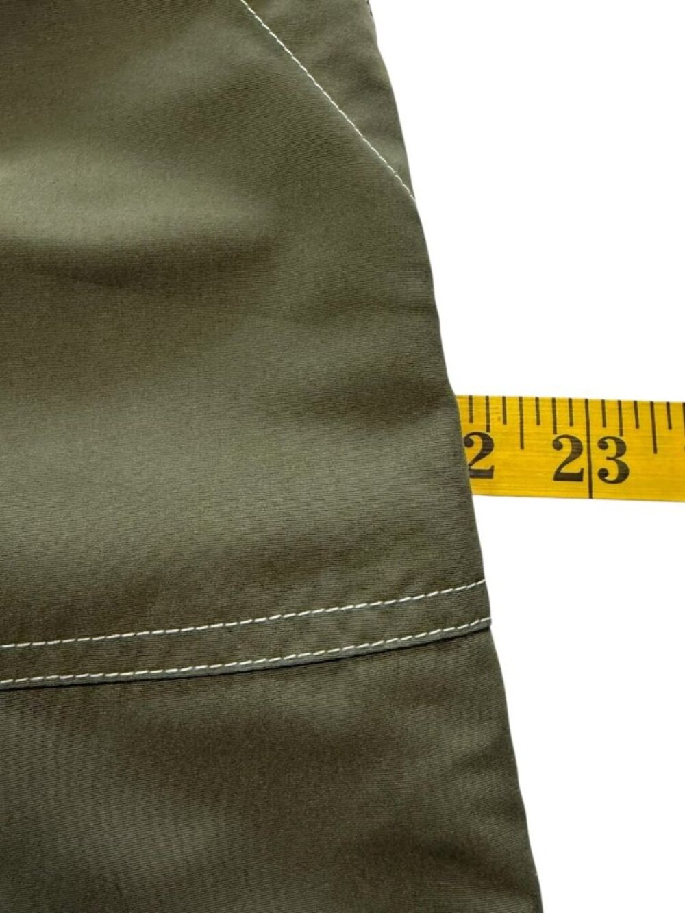 Silverwear Capris Womens Pants Size Large Olive Green Comfy - Picture 10 of 11